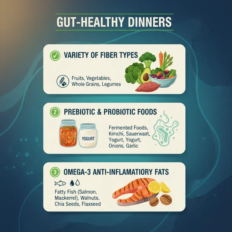 Gut-Healthy Dinners: Key Ingredients & Nutrients for Digestive Wellness